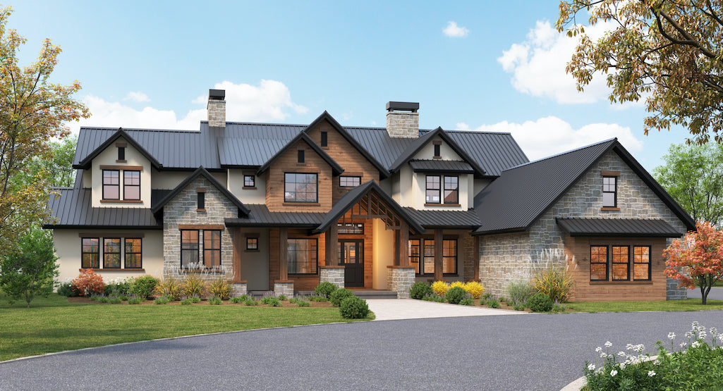 Blacktail Meadow House Plan - front