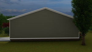8-Car Detached Garage Plan – 3000 Sq Ft with Slab Foundation