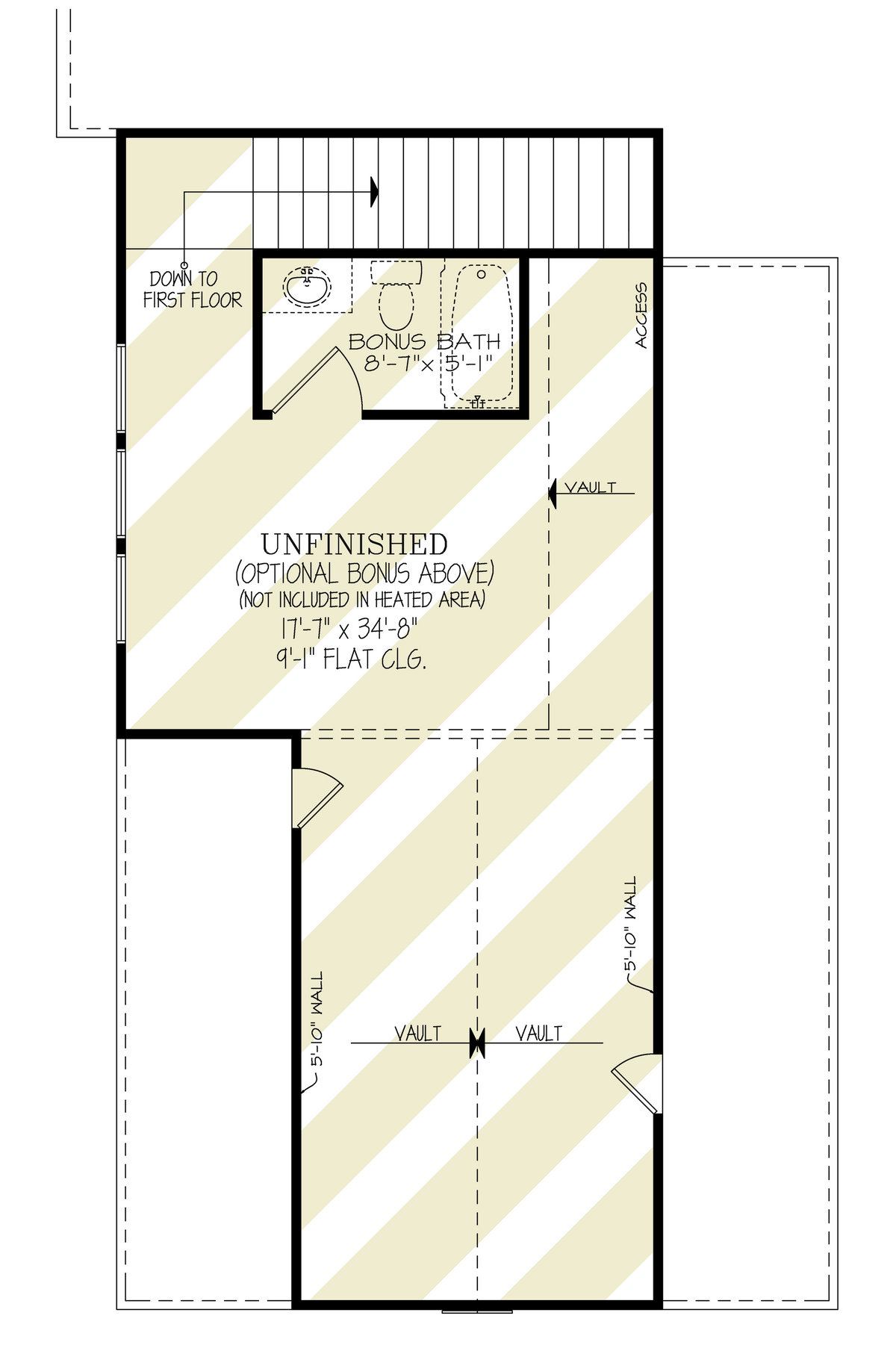 Blossom Hill House Plan Second Floor Plan