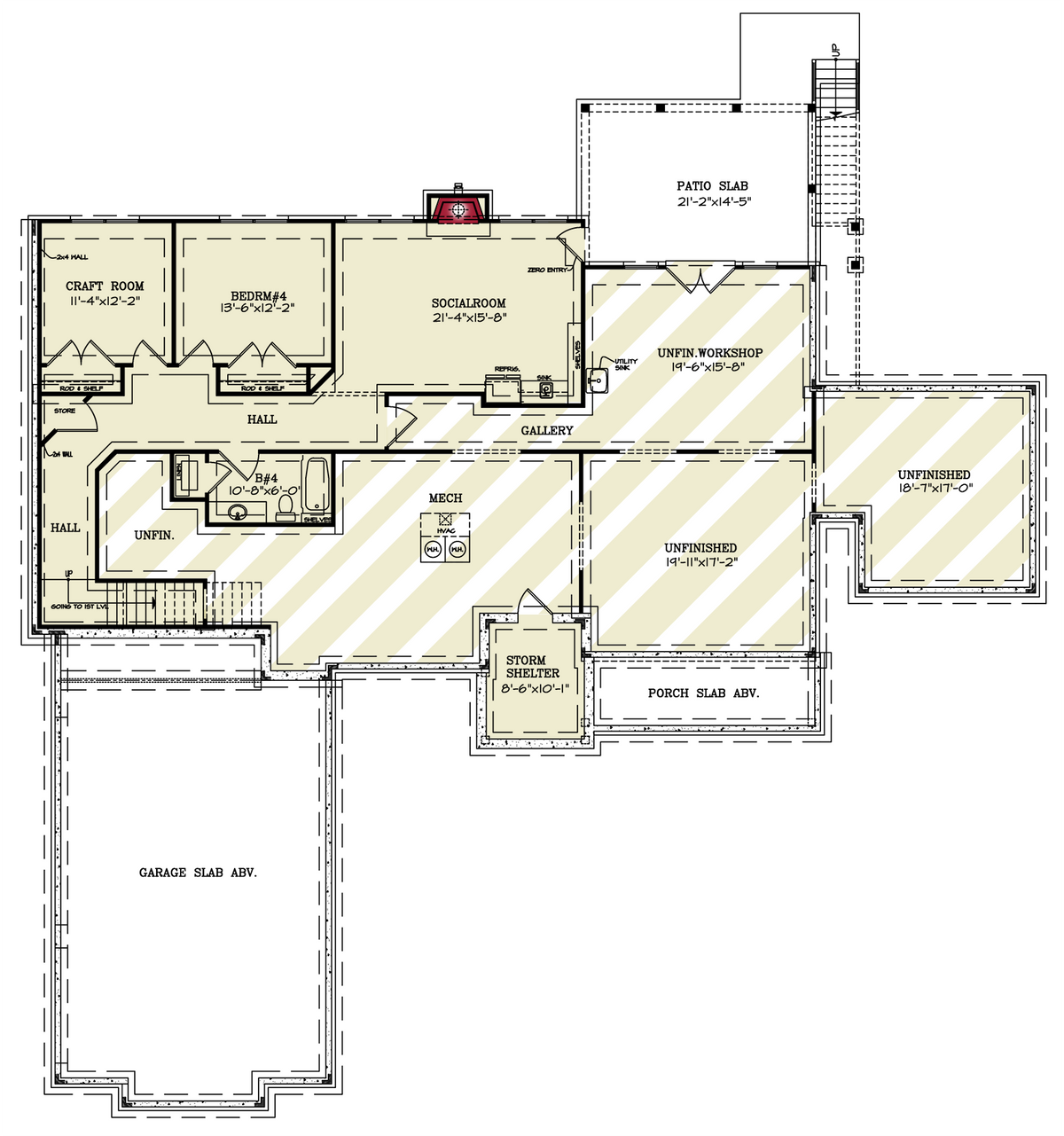 Blossom Hill House Plan Terrace 
Floor Plan