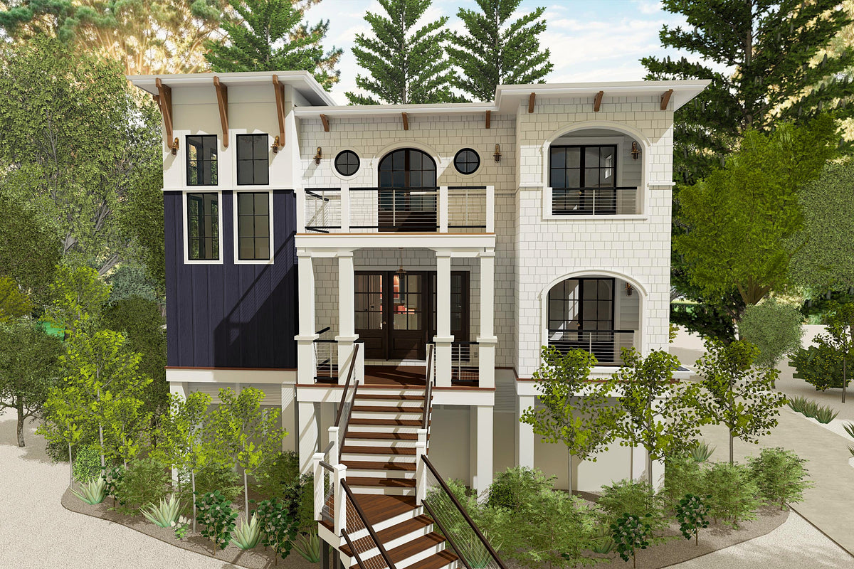 X7316-A Blue Isle II House Exterior-2