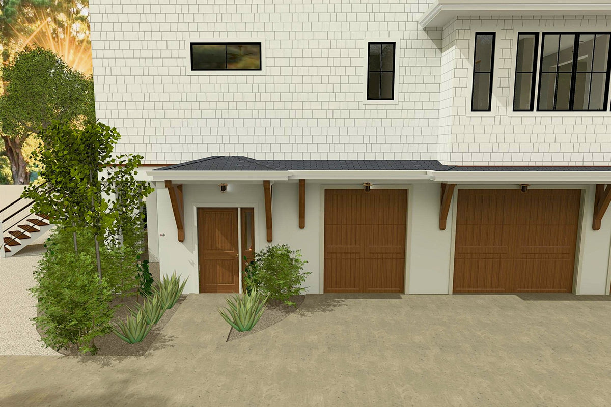 X7316-A Blue Isle II House Garage Entry