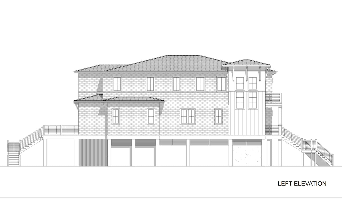 X7316-A Blue Isle II House Left