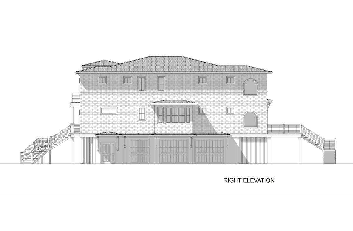 X7316-A Blue Isle II House Right