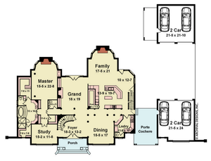 A084-A Bowen House, Archival Design, First Floor Plan