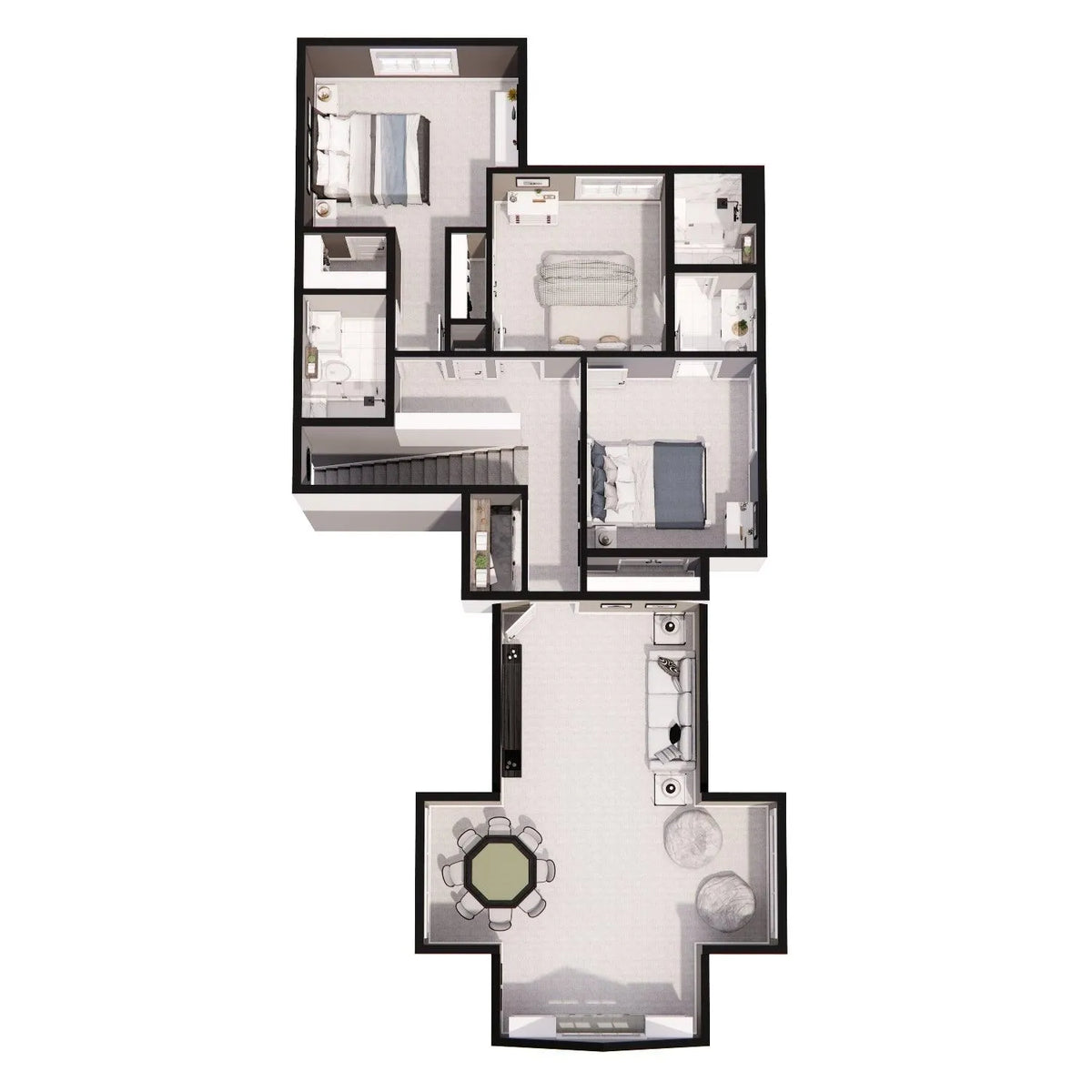 Breezy Grove Farm House Second Floor Plan