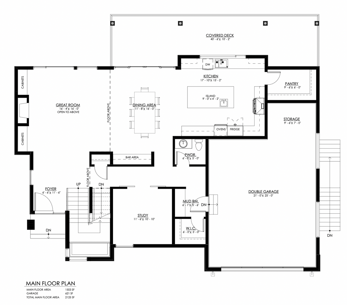 Brentwood Main Floor Plan