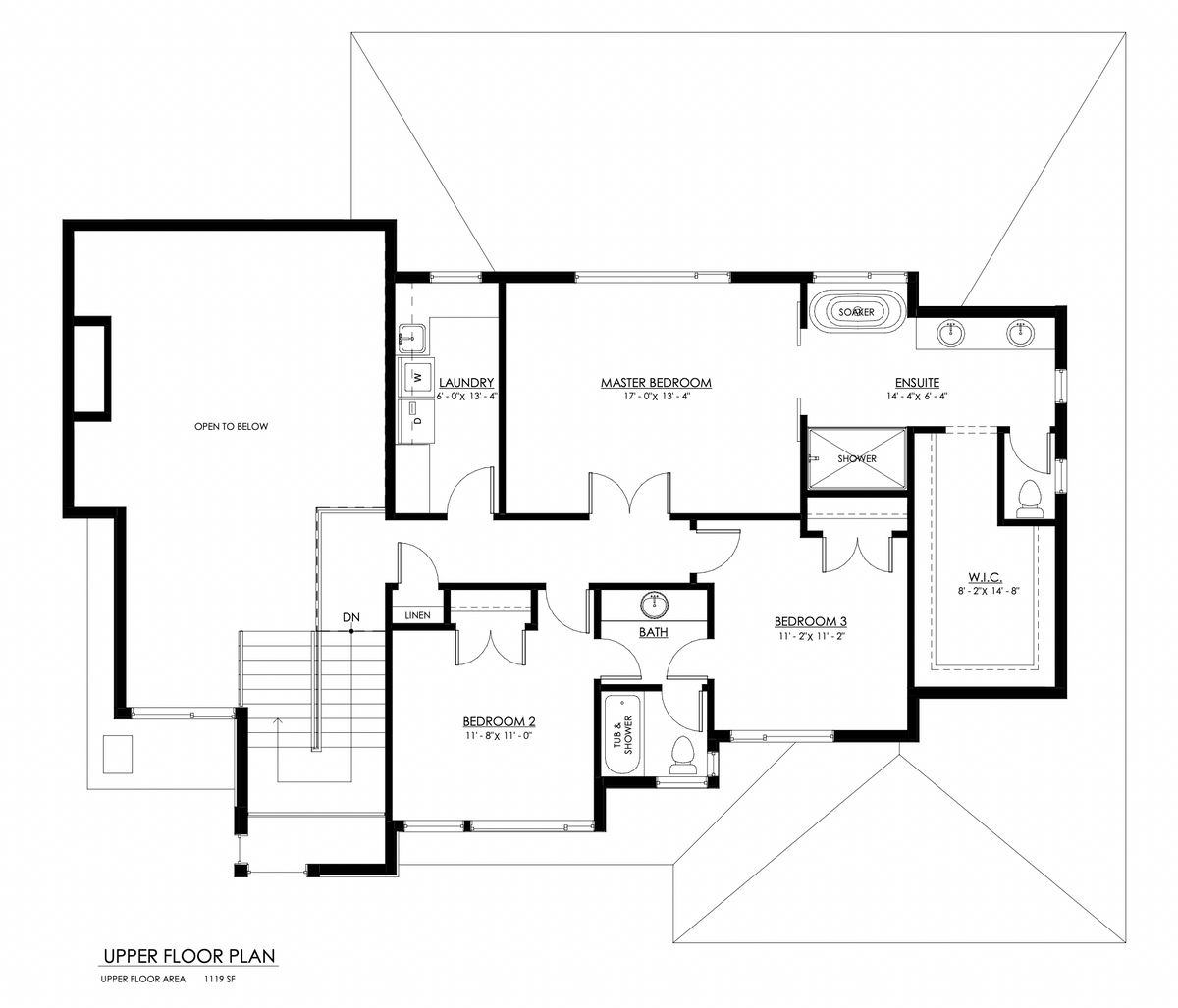 Brentwood Upper Floor Plan