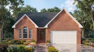 A8190-A Traditional House, 3 Bedrooms, 2 Bathrooms | Julia House Plan Exterior-3