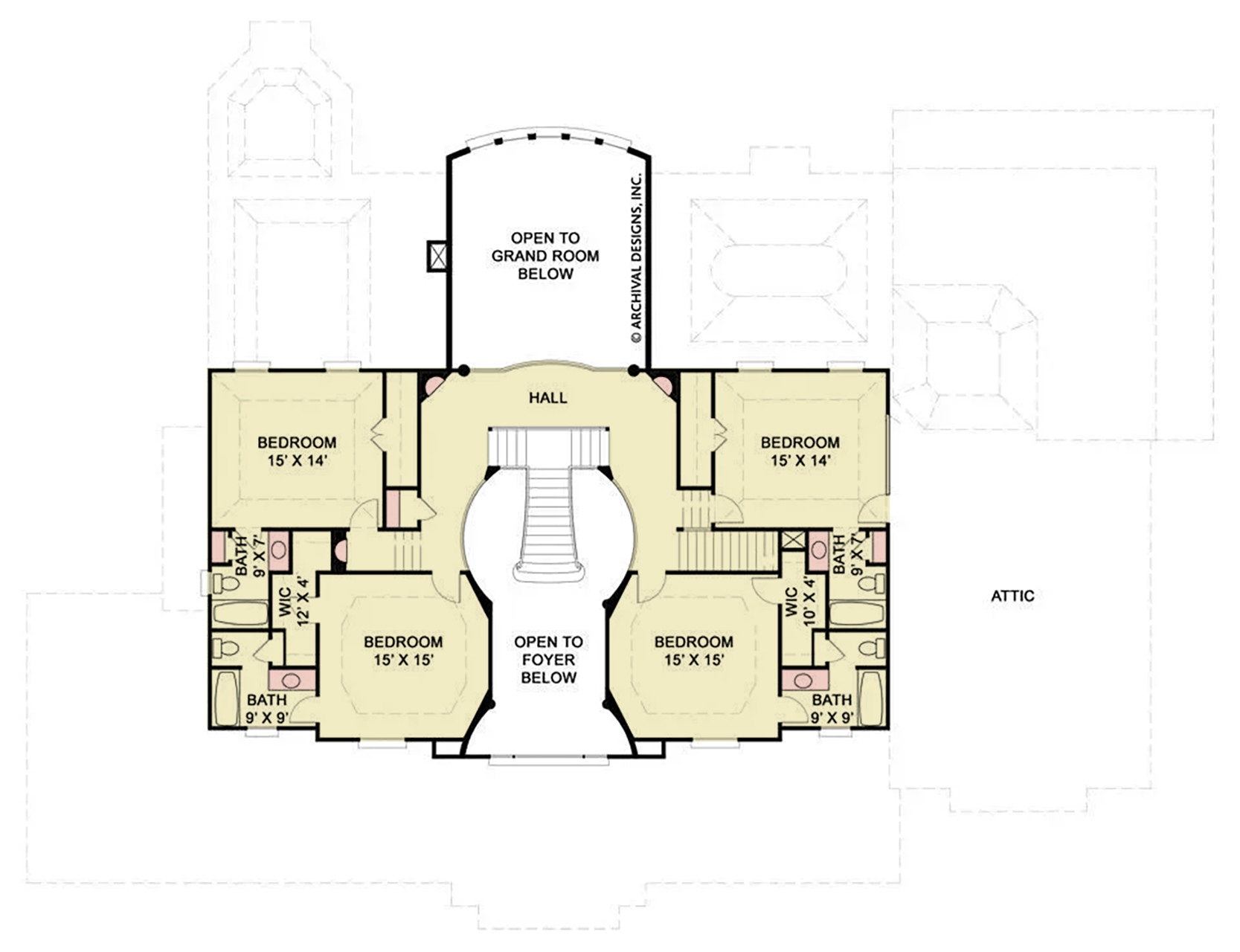 Broadstone House Plan - Archival Designs House Plans, floor plan