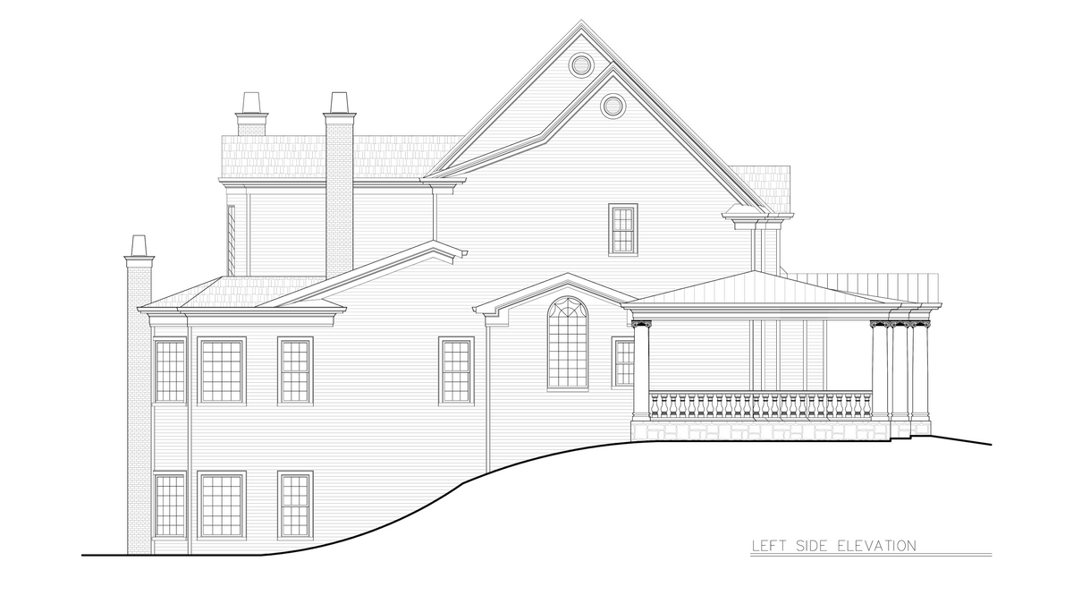 A089-A Broadstone House Left Elevation