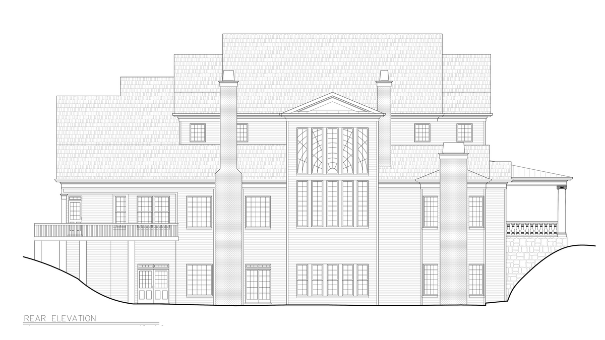 A089-A Broadstone House Rear Elevation