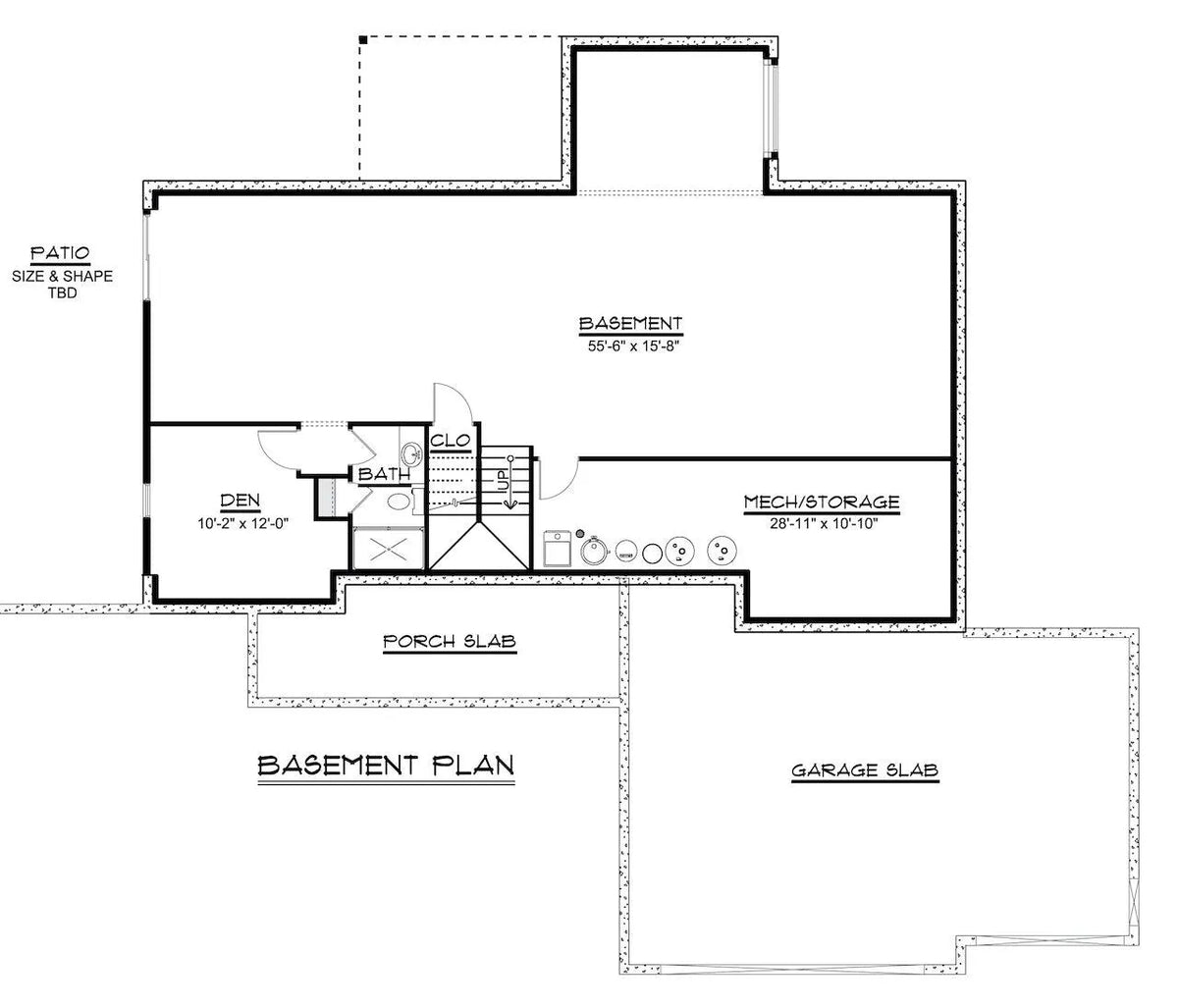 Hollis House Plan - Archival Designs House Plans, floor plan