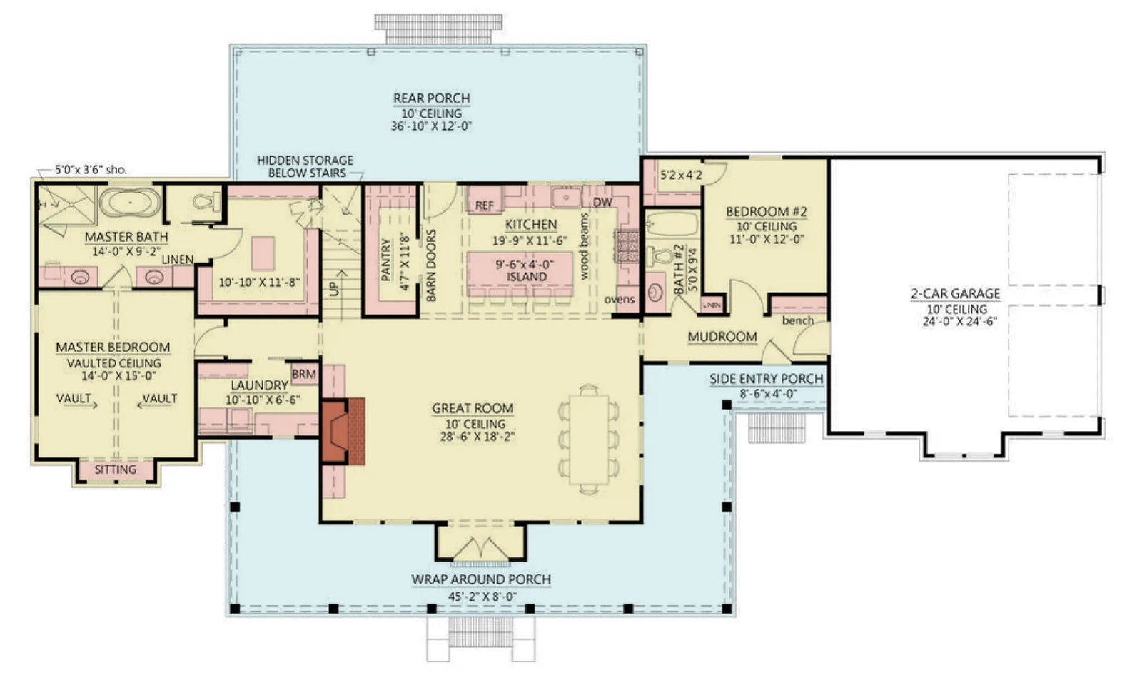Valley View House Plan - Archival Designs House Plans