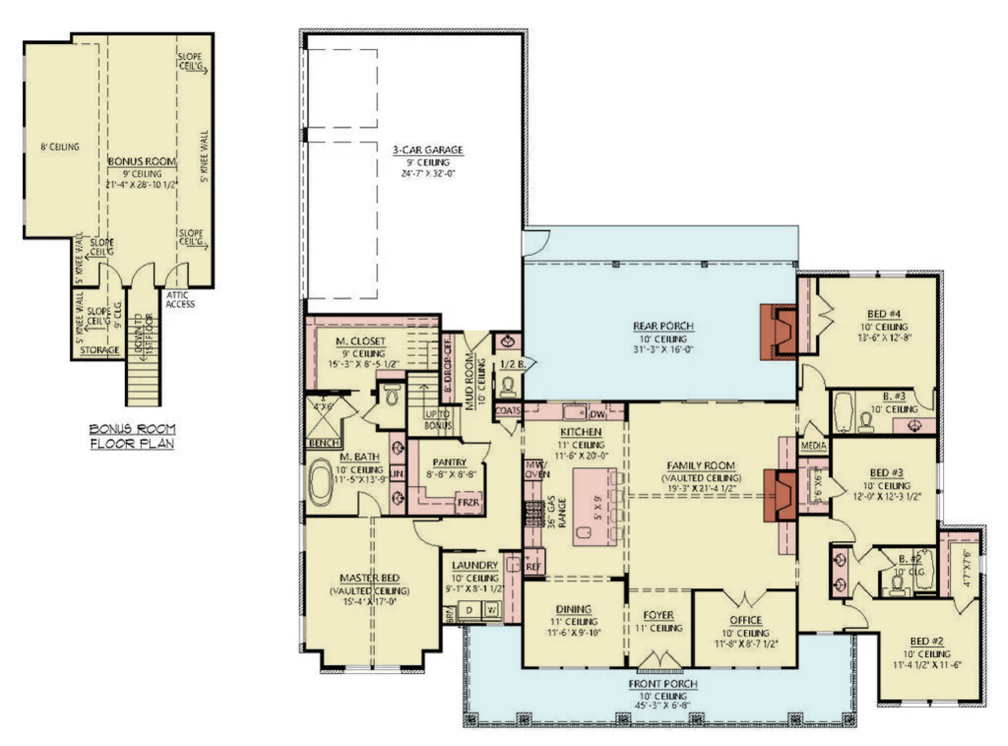 Black Creek II House Plan - Archival Designs House Plans