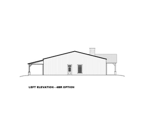 Spacious 4-Bedroom Ranch Plan with In-Law Suite and Workshop