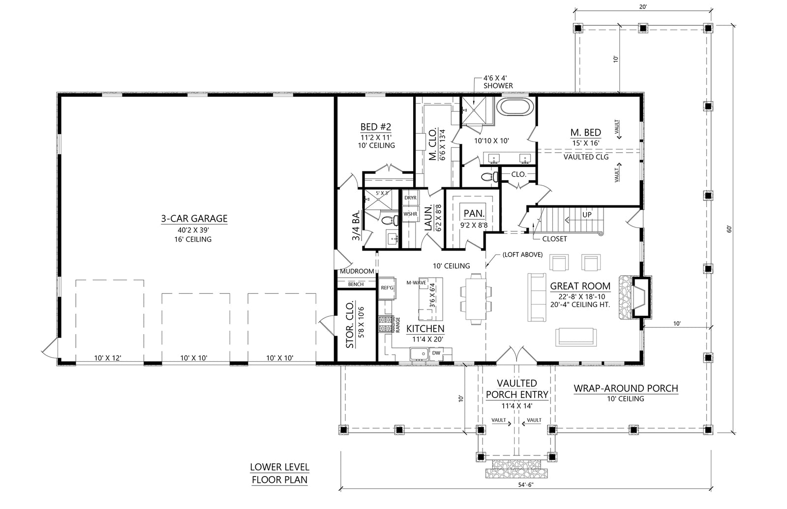 C7321-A The Cedar Bluff House Plan