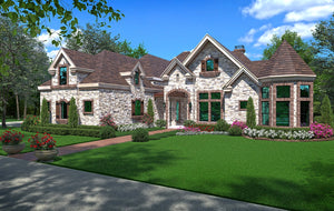 F8043-A Hill Country House, 4 Bedrooms, 4.5 Bathrooms | Chantilly Exterior-3