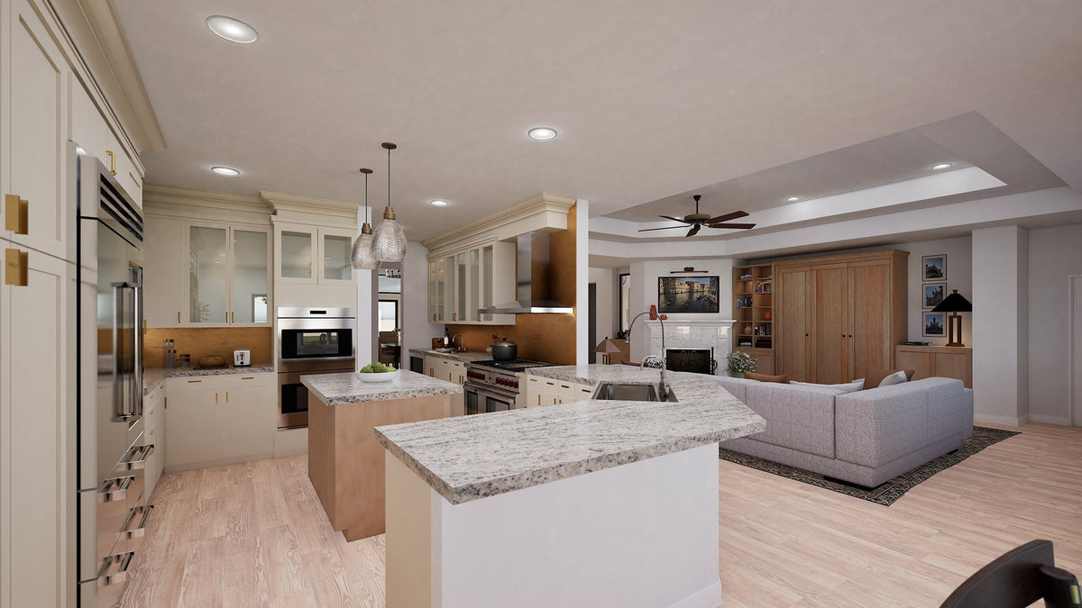 F8435-A Traditional House, 4 Bedrooms, 3 Bathrooms, 2 Half Baths | Cimarec House Plan 