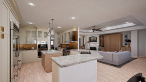 F8435-A Traditional House, 4 Bedrooms, 3 Bathrooms, 2 Half Baths | Cimarec House Plan 
