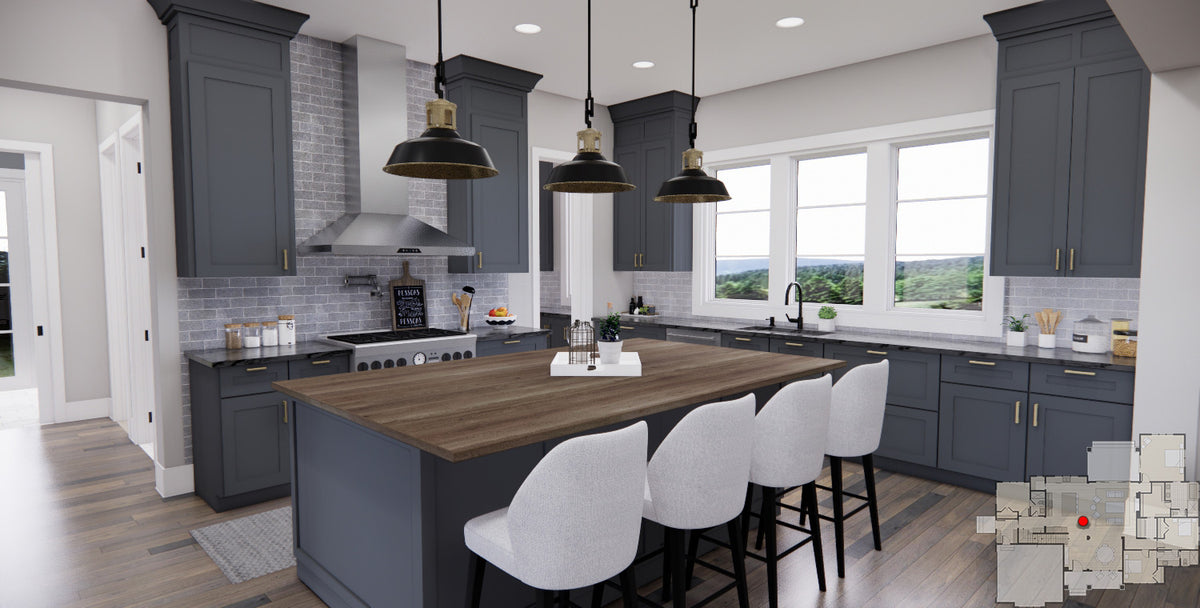 D7367-A Lafayette House Eating Bar