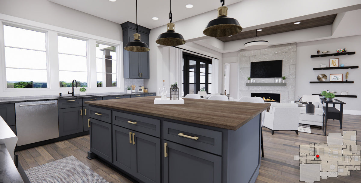 D7367-A Lafayette House Eating Bar