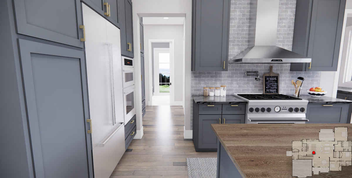 D7367-A Lafayette House Kitchen