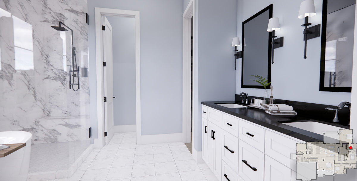 D7367-A Lafayette House Master Bath Vanity