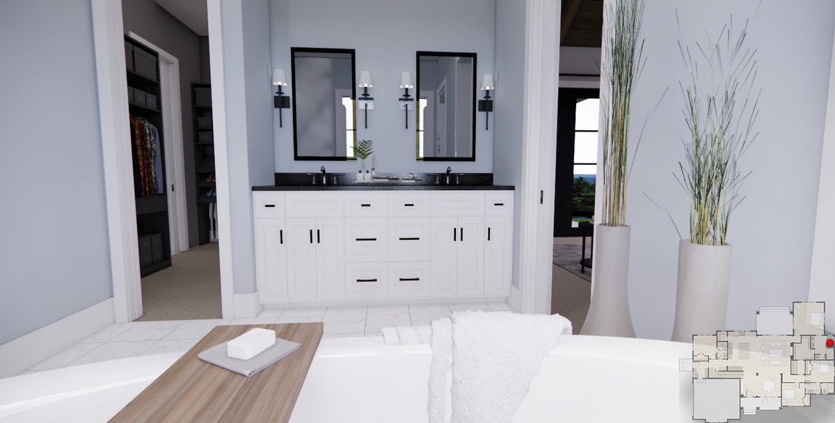 D7367-A Lafayette House Master Bath