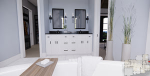 D7367-A Lafayette House Master Bath