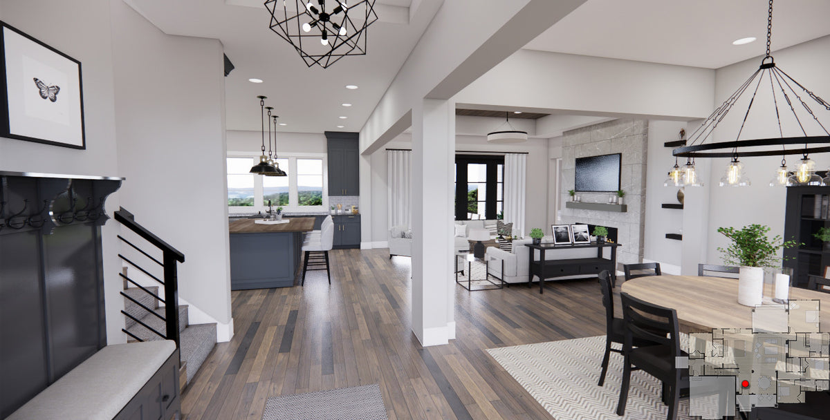 D7367-A Lafayette House Foyer