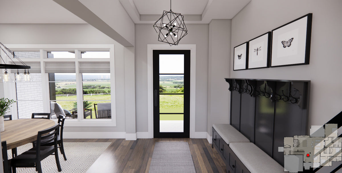 D7367-A Lafayette House Entry