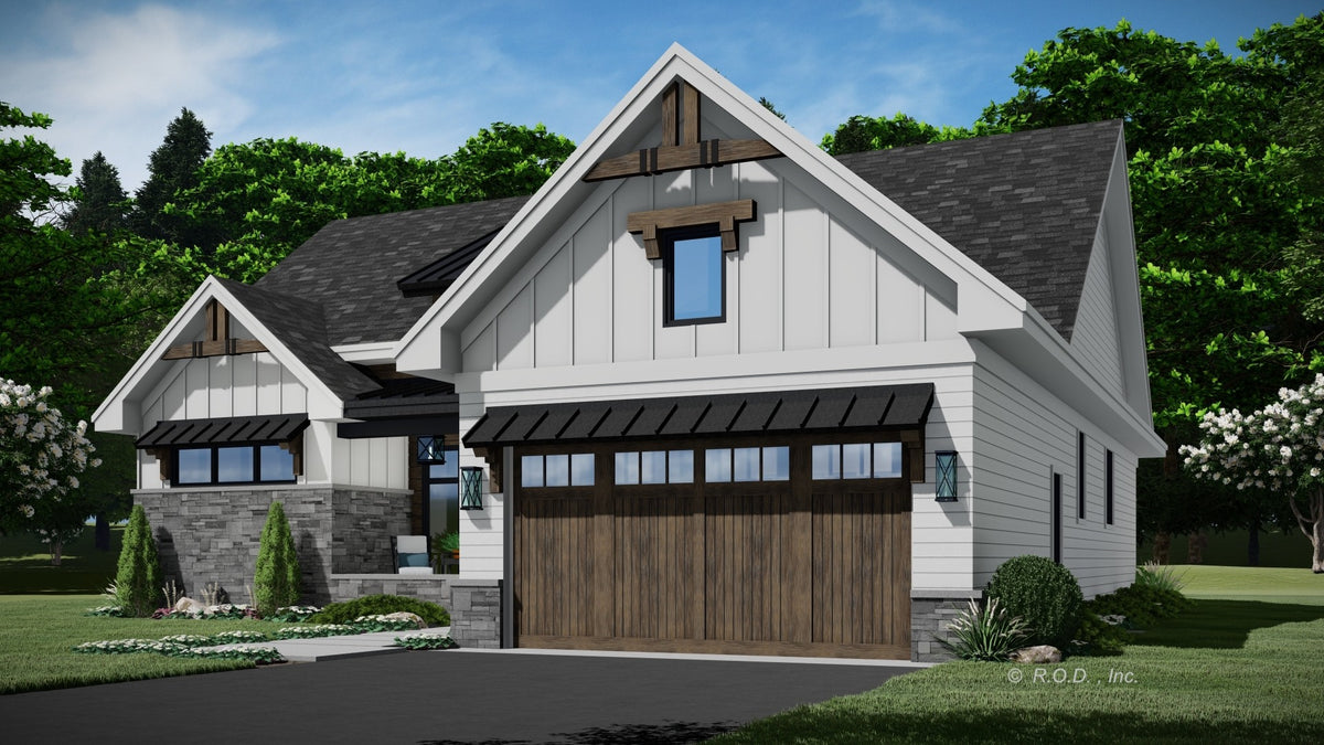 Chloe Creek House Plan - front 3