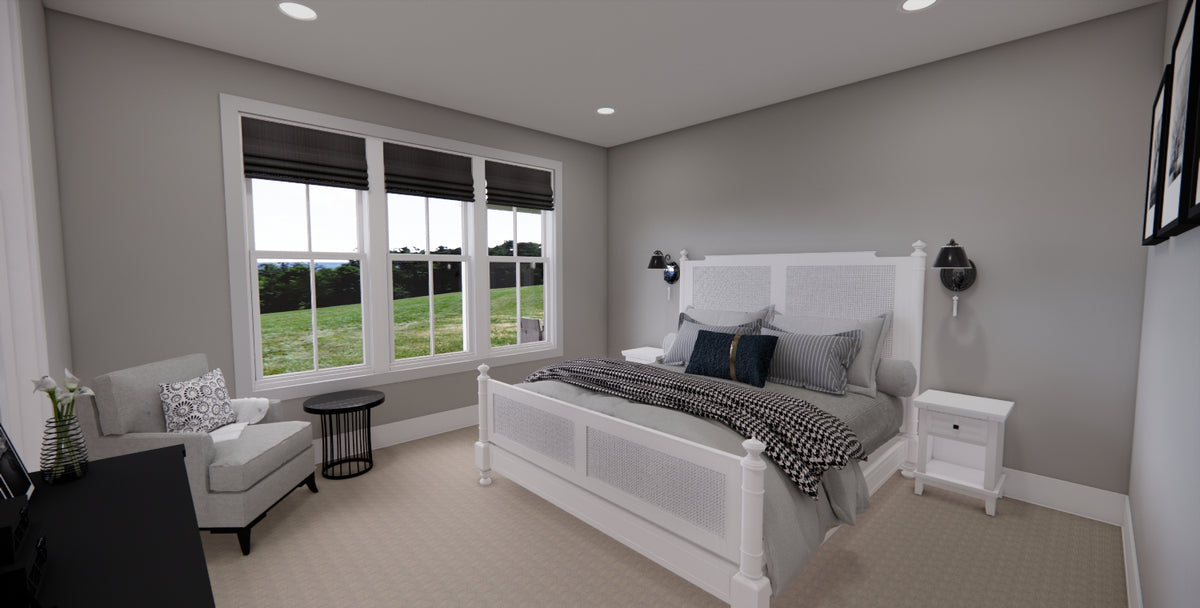 Falcon Ranch House Plan Bed Room