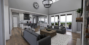 D7373-A Waterstone House Great Room