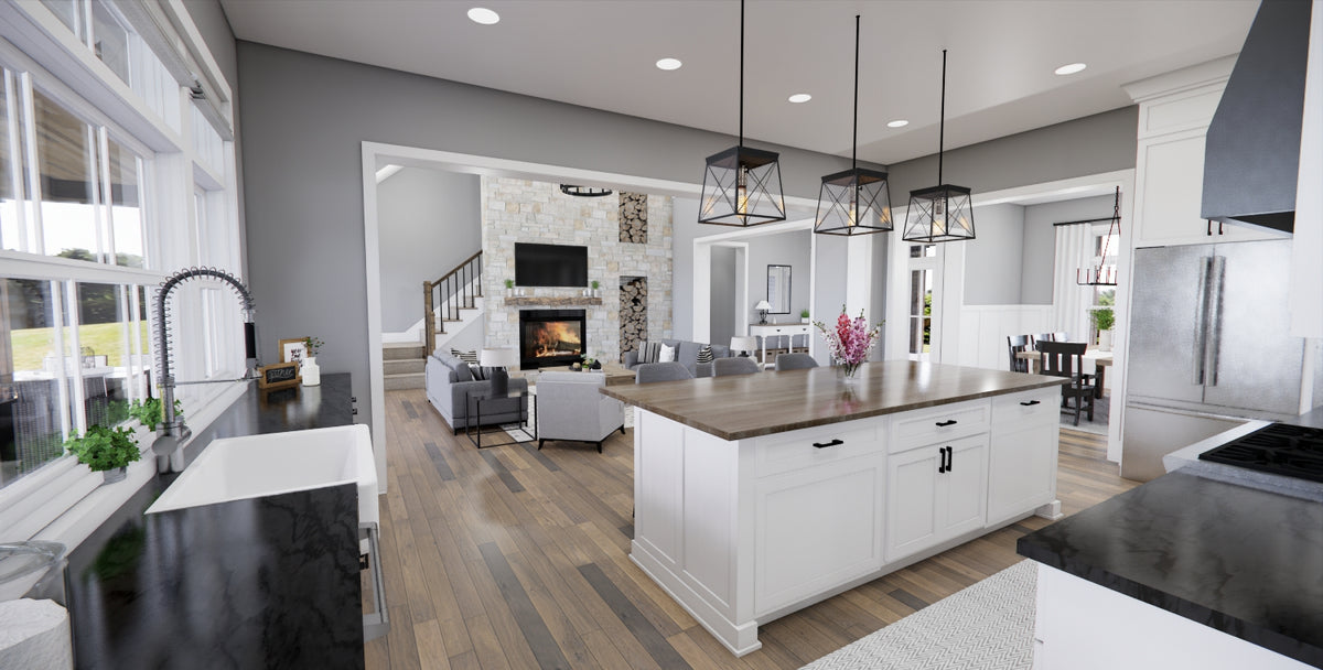 D7373-A Waterstone House Kitchen