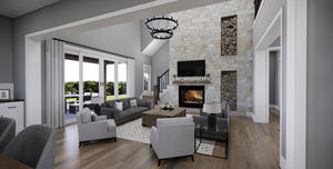 D7373-A Waterstone House Great Room