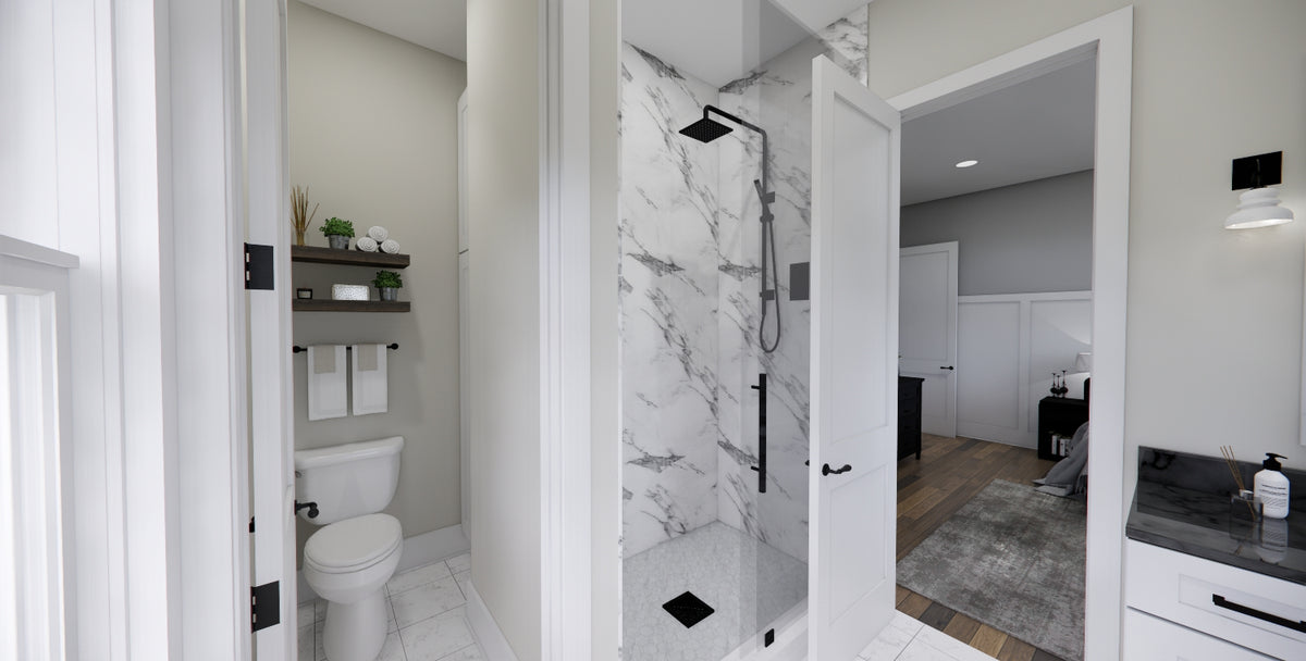 D7373-A Waterstone House Master Bath