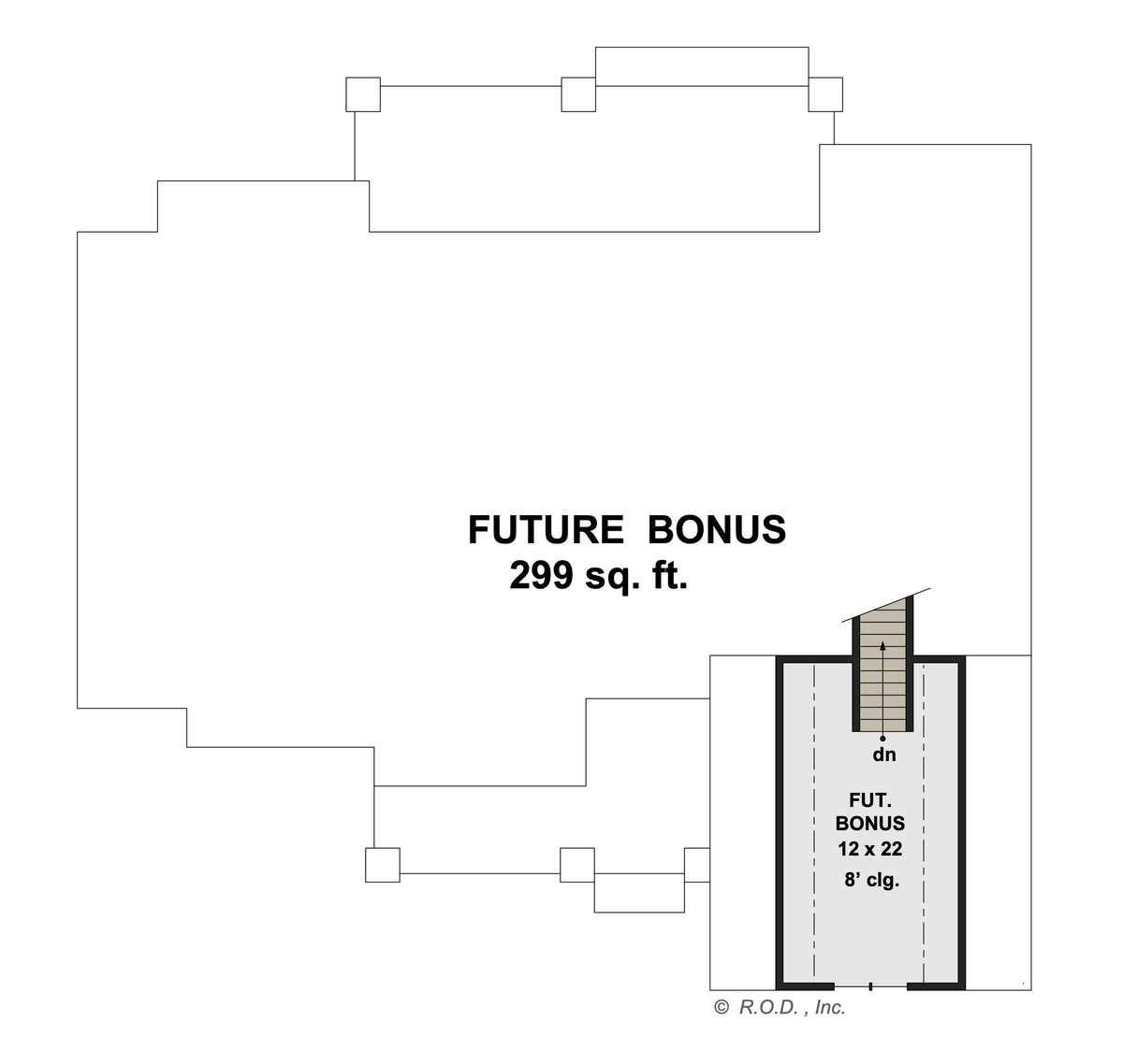 Meriden Bonus Room Floor Plan