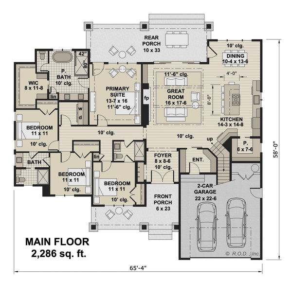 Meriden House Plan | Transitional | Archival Designs