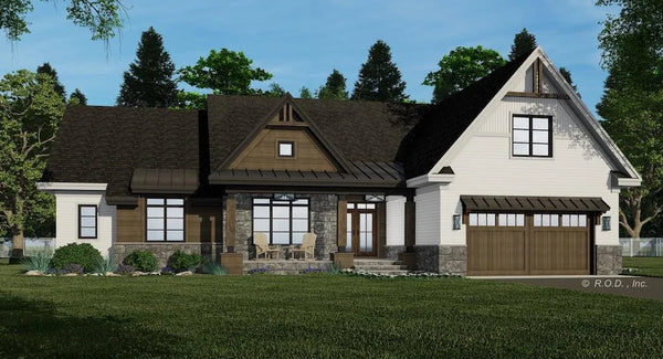 Meriden House Plan | Transitional | Archival Designs