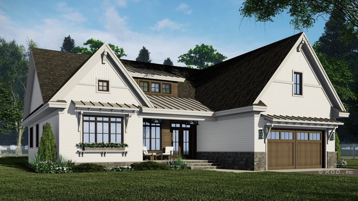 Alpine Grove House Plan - Front