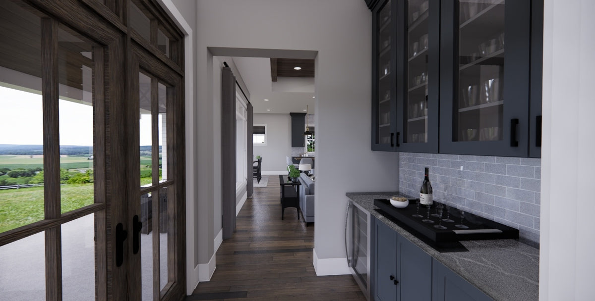 D7365-A Langford House Beverage Bar