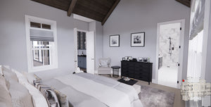 D7371-A Wood Haven House Master Bedroom