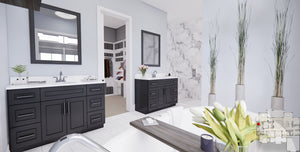 D7371-A Wood Haven House Master Bathroom