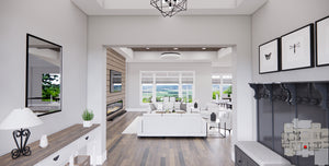 D7371-A Wood Haven House Foyer