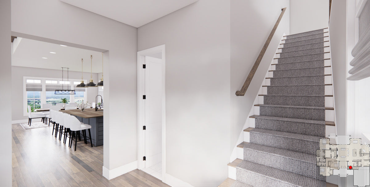 D7371-A Wood Haven House Stairs