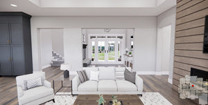 D7371-A Wood Haven House Great Room