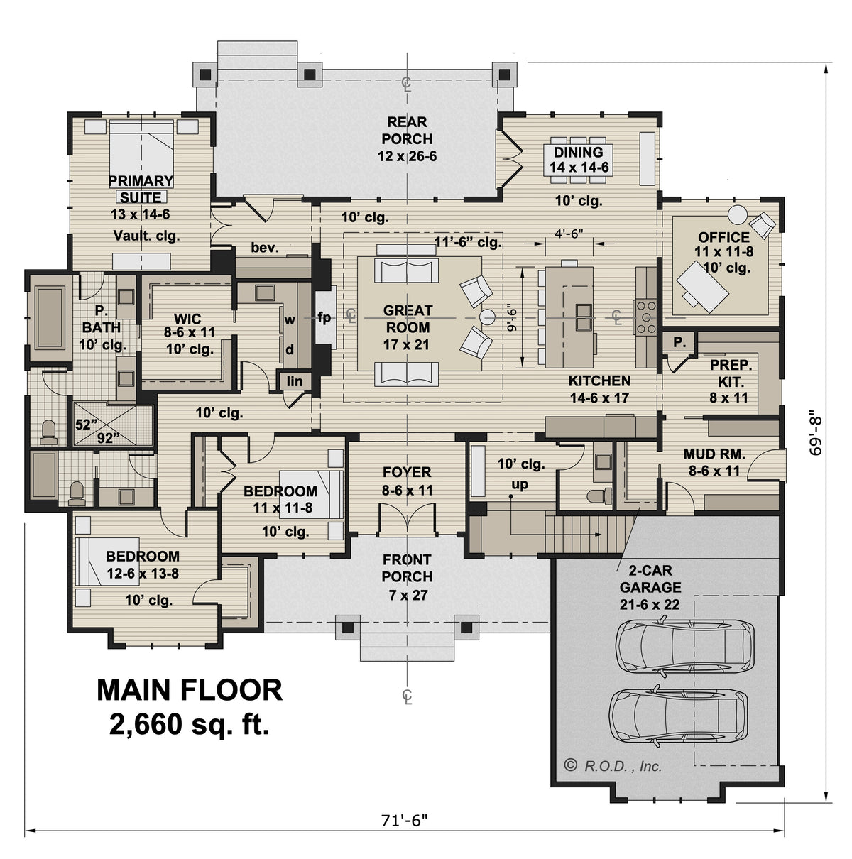 Wood Haven Main Floor Plan