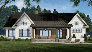 D7371-A Wood Haven House Exterior-6